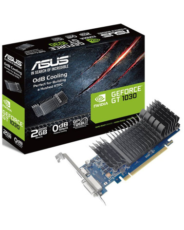 Видеокарта ASUS GT1030 2GB GDDR5 64bit DVI HDMI PASSIVE LP RTL 20 [743333] [GT1030-SL-2G-BRK]