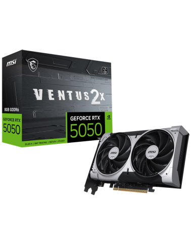 Видеокарта MSI RTX5050 VENTUS 2X 8GB GDDR6 128bit 3xDP HDMI 2FAN RTL