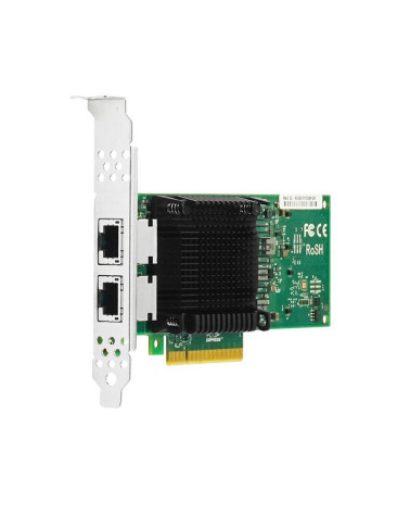 Сетевой адаптер Lr-Link LRES1012PT PCIe v3.0 x8 2*RJ45 10G NIC Card на базе Intel X710