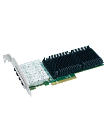 Сетевой адаптер Lr-Link LRES1027PF-4SFP28 PCIe 4.0 x8, Intel E810, 4*SFP28 10/25G NIC Card (303851)
