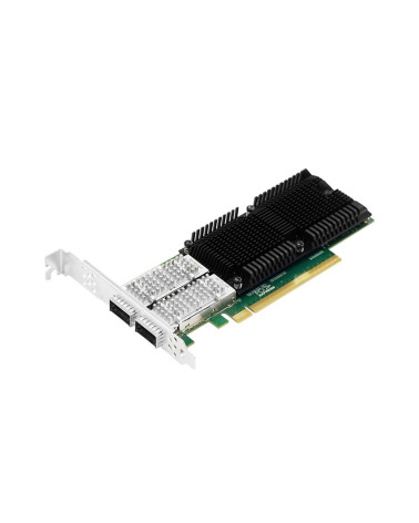 Сетевой адаптер Lr-Link LRES1046PF-2QSFP28 PCIe x16 Dual Port 100G NIC Card