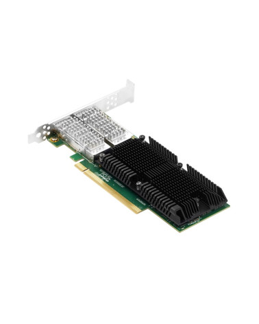 Сетевой адаптер Lr-Link LRES1046PF-2QSFP28 PCIe x16 Dual Port 100G NIC Card