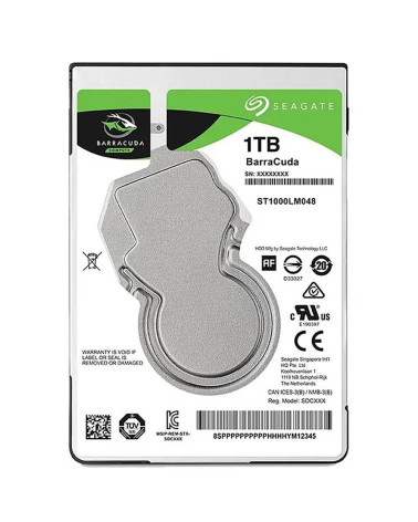 Жесткий диск Seagate BarraCuda ST1000LM048 1TB 2.5" SATA 6Gb/s, 5400rpm, 128MB, Bulk 50 (098301) 
