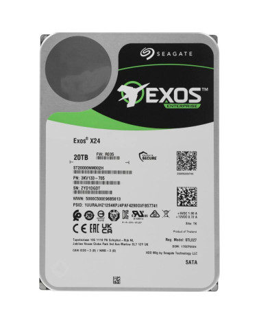 Жесткий диск серверный Seagate ST20000NM002H 3.5" 20TB Exos х24 7200RPM 6GB/S 512MB 