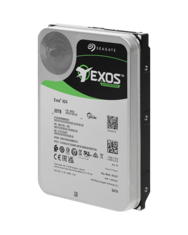 Жесткий диск серверный Seagate ST20000NM002H 3.5" 20TB Exos х24 7200RPM 6GB/S 512MB 