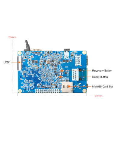 Одноплатный компьютер Orange Pi 4 LTS 4GB 16GB 