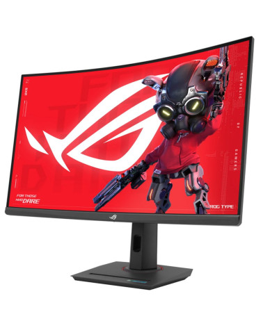 Монитор ASUS 31.5" XG32WCS VA WQHD(2560x1440) 180Hz USB-C DP HDMI 1ms(GTG) 350cd/㎡ 16:9 Curved(1500R) 