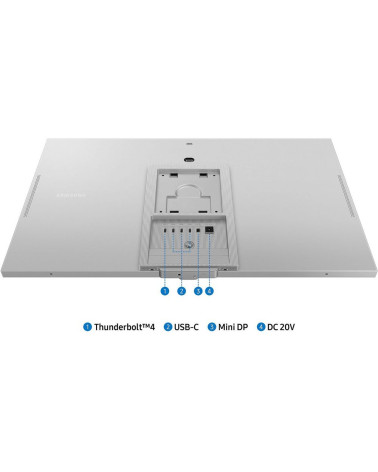 Монитор 27" SAMSUNG S27C902PAI ViewFinity S9 S90PC 5K Silver (IPS, 5120x1440, Mini DP+Thunderbolt 4, USB Hub, 5 ms, 178°/178°, 6