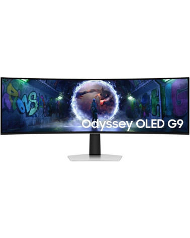 49" Монитор Samsung Odyssey OLED G9 G93SD S49DG932SI Silver DQHD (5120x1440), OLED, 240Hz, HDMI+Micro HDMI+DP, curved 