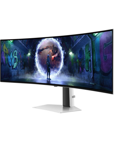 49" Монитор Samsung Odyssey OLED G9 G93SD S49DG932SI Silver DQHD (5120x1440), OLED, 240Hz, HDMI+Micro HDMI+DP, curved 