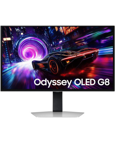 27" Монитор Samsung Odyssey OLED G8 G81SF S27FG812SI Silver UHD (3840x2160), OLED, 240Hz, HDMIx2+DP 