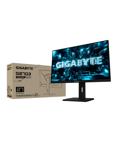 Монитор 27" Gigabyte G27Q3 EK Black 27" IPS, 2560 x 1440, 320Hz, 10bit (1.07B), 1ms, 350cd/m, 1300:1, 2xHDMI-2.0, DP-1.4, 1xUSB2