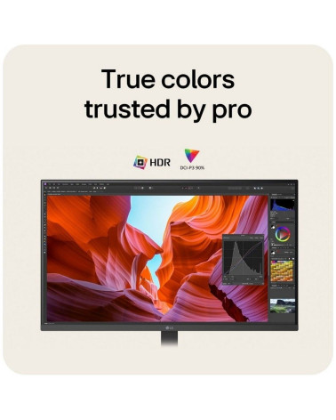 Монитор 31.5" LG 32U720A-B   VA, 3840x2160, 60Hz, 5ms, 250сd/m, 3000:1, HDR10 | 2xHDMI(2.0), DP(1.4), Type-C(PD-90W), 2xUSB3.0 |