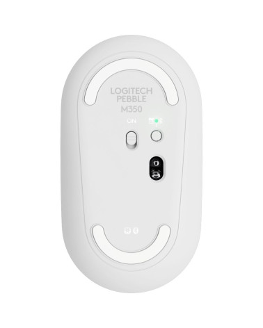Беспроводная компактная мышь Logitech Pebble M350, off-white 