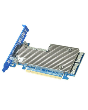 HBA-адаптер HighPoint Rocket 1528D,  PCIe 4.0 x16, Ports: 4x SlimlineSAS (SFF-8654), LP 