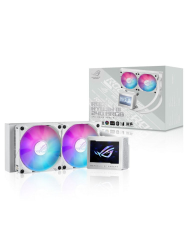 Жидкостная система охлаждения ASUS ROG RYUJIN III 240 ARGB WHT/AIO COOLER,ASETEK,EMMA,ARGB 90RC00K2-M0UAY0 