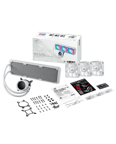 Жидкостная система охлаждения ASUS ROG STRIX LC III 360 ARGB LCD WHT 
