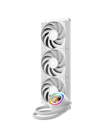 Вентилятор Cooler ID-Cooling FX360 LCD PE WHITE LCD SCREEN 350W/ all Intel/AMD/ no LED fan