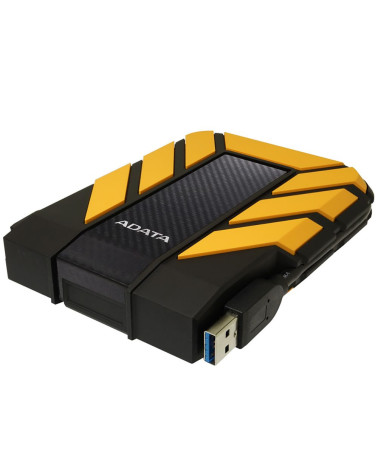 Жесткий диск внешний ADATA HD710 Pro AHD710P-1TU31-CYL 1TB 2.5" USB 3.1, IP68, Shock Sensor, Yellow, Retail 20, (460660) 
