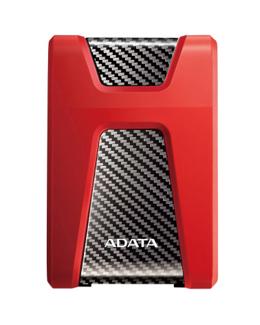 Жесткий диск внешний ADATA HD650 AHD650-2TU31-CRD 2TB 2.5" USB 3.1, LED indicator, Red, Retail 20, (460707) 