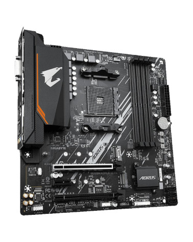Материнская плата Gigabyte B550M AORUS ELITE, Socket AM4, AMD B550, 4xDDR4-3200, DVI-D+HDMI, 2xPCI-Ex16, 1xPCI-Ex1, 4xSATA3(RAID