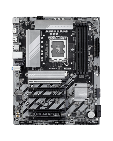 Материнская плата Gigabyte B860 DS3H B860, LGA1851, 4*DDR5, 5*PCIEx16, 2*M.2, 2*TypeC, 1*USB3.2Gen2, 2*USB3.2Gen1, 8*USB2.0, 4*S