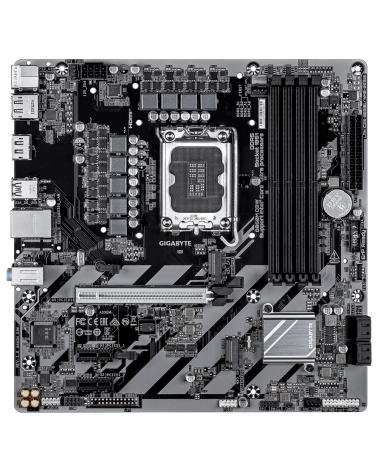 Материнская плата Gigabyte B860M D3W B860, LGA1851, 4*DDR5, 1*PCIEx16, 2*PCIEx1, 2*M.2, 1*TypeC, 5*USB3.2Gen1, 5*USB2.0, 4*SATA3