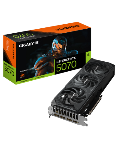 Видеокарта Gigabyte RTX5070 WINDFORCE SFF 12GB GDDR7 192bit 3xDP HDMI 3FAN RTL