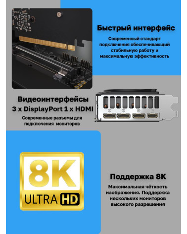 Видеокарта Gigabyte RTX5070 WINDFORCE SFF 12GB GDDR7 192bit 3xDP HDMI 3FAN RTL