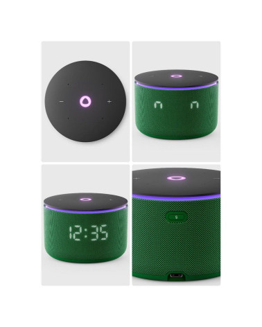 Умная колонка Яндекс Станция Мини 3 Про сАлисой, Zigbee, зеленый (YNDX-00059GRN)
