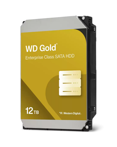 Жесткий диск Western Digital 12TB WD122KRYZ Gold, SATA3, Cache 512MB, 7200 rpm 