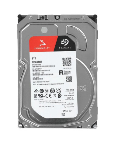 Жесткий диск Seagate SATA-III 8TB ST8000VN002 NAS Ironwolf 512E (5400rpm) 256Mb 3.5" 