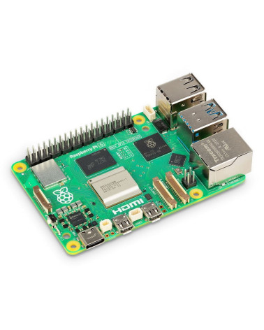 Одноплатный компьютер Raspberry Pi 5 8GB RAM Retail, (RA777) Broadcom BCM2712 Quad core Cortex-A76 64-bit CPU, VideoCore VII GPU