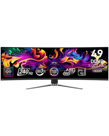Монитор 49" MSI MPG 491CQPX QD-OLED Black 
