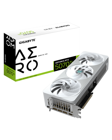 Видеокарта Gigabyte RTX5070Ti AERO OC 16GB GDDR7 256bit 3xDP HDMI 3FAN RTL