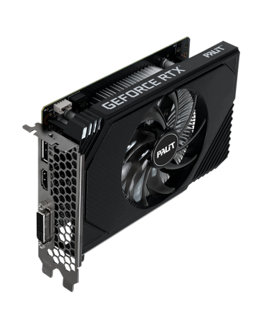 Видеокарта Palit RTX3050 STORMX OC 6GB GDDR6 96bit DVI DP HDMI 1FAN ITX RTL