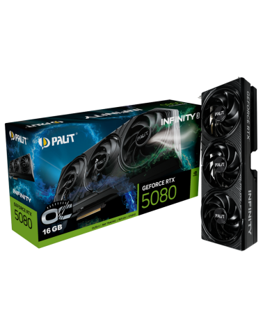 Видеокарта Palit RTX5080 INFINITY 3 OC 16GB GDDR7 256bit 3xDP HDMI 3FAN RTL