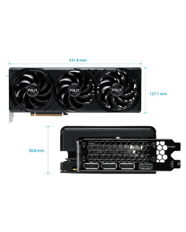 Видеокарта Palit RTX5080 INFINITY 3 16GB GDDR7 256bit 3xDP HDMI 3FAN RTL