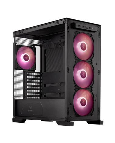Корпус ASUS TUF GAMING GT302 TG ARGB BLACK (90DC00I0-B19000) GT302/ARGB FANS/BLK