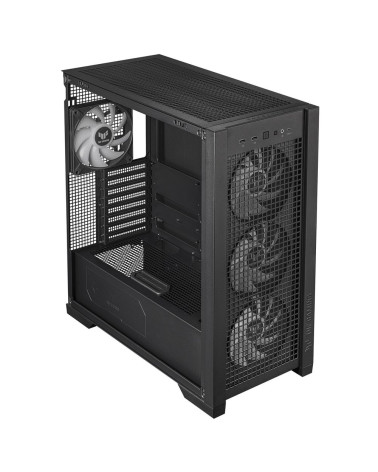 Корпус ASUS TUF GAMING GT302 TG ARGB BLACK (90DC00I0-B19000) GT302/ARGB FANS/BLK