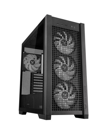 Корпус ASUS TUF GAMING GT302 TG ARGB BLACK (90DC00I0-B19000) GT302/ARGB FANS/BLK