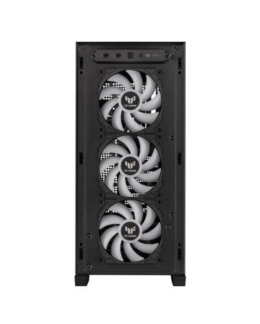 Корпус ASUS TUF GAMING GT302 TG ARGB BLACK (90DC00I0-B19000) GT302/ARGB FANS/BLK