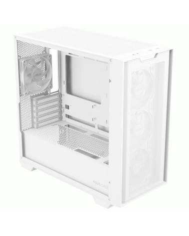 Корпус ASUS A21 PLUS ASUS CASE WHITE  /ARGB FANS/WHT/EPS
