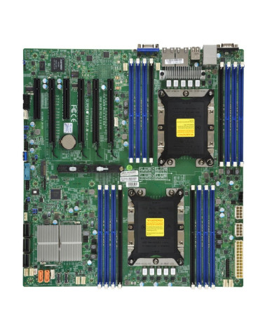 Материнcкая плата SuperMicro MBD-X11DPI-N-B E-ATX Up to 2TB 3DS ECC RDIMM 14 SATA3 4 USB 2.0 ports 5 USB 3.0 ports 1 VGA port, 2