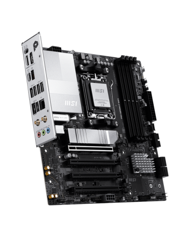 Материнская плата MSI PRO B850M-P WIFI B850, AM5, 4*DDR5, 4*PCIEx16, 3*M.2, 3*TypeC, 1*USB3.2Gen2, 5*USB3.2Gen1, 8*USB2.0, 4*SAT