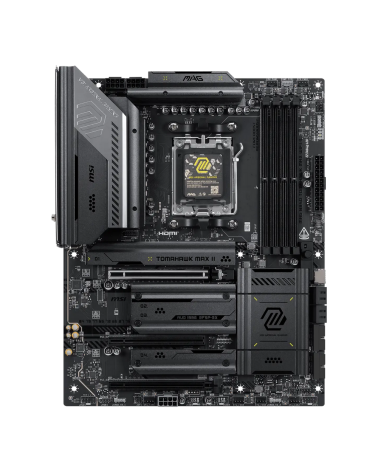 Материнская плата MSI MAG B850 TOMAHAWK MAX WIFI II B850, AM5, 4*DDR5, 3*PCIEx16, 4*M.2, 4*TypeC, 2*USB3.2Gen2, 5*USB3.2Gen1, 8*