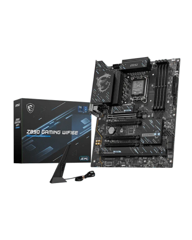 Материнская плата MSI Z890 GAMING WIFI6E Z890, LGA1851, 4*DDR5, 4*PCIEx16, 3*M.2, 2*TypeC, 8*USB3.2 Gen1, 4*USB2.0,  4*SATA3, 2.