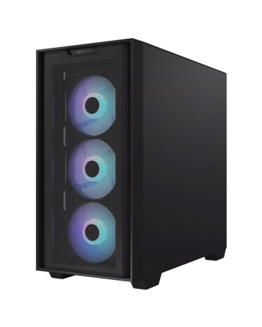 Корпус ASUS A21 PLUS TG ARGB BLACK-SI ARGB FANS/BLK/EPS