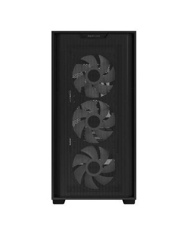 Корпус ASUS A21 PLUS TG ARGB BLACK-SI ARGB FANS/BLK/EPS