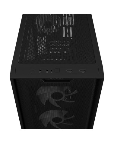 Корпус ASUS A21 PLUS TG ARGB BLACK-SI ARGB FANS/BLK/EPS